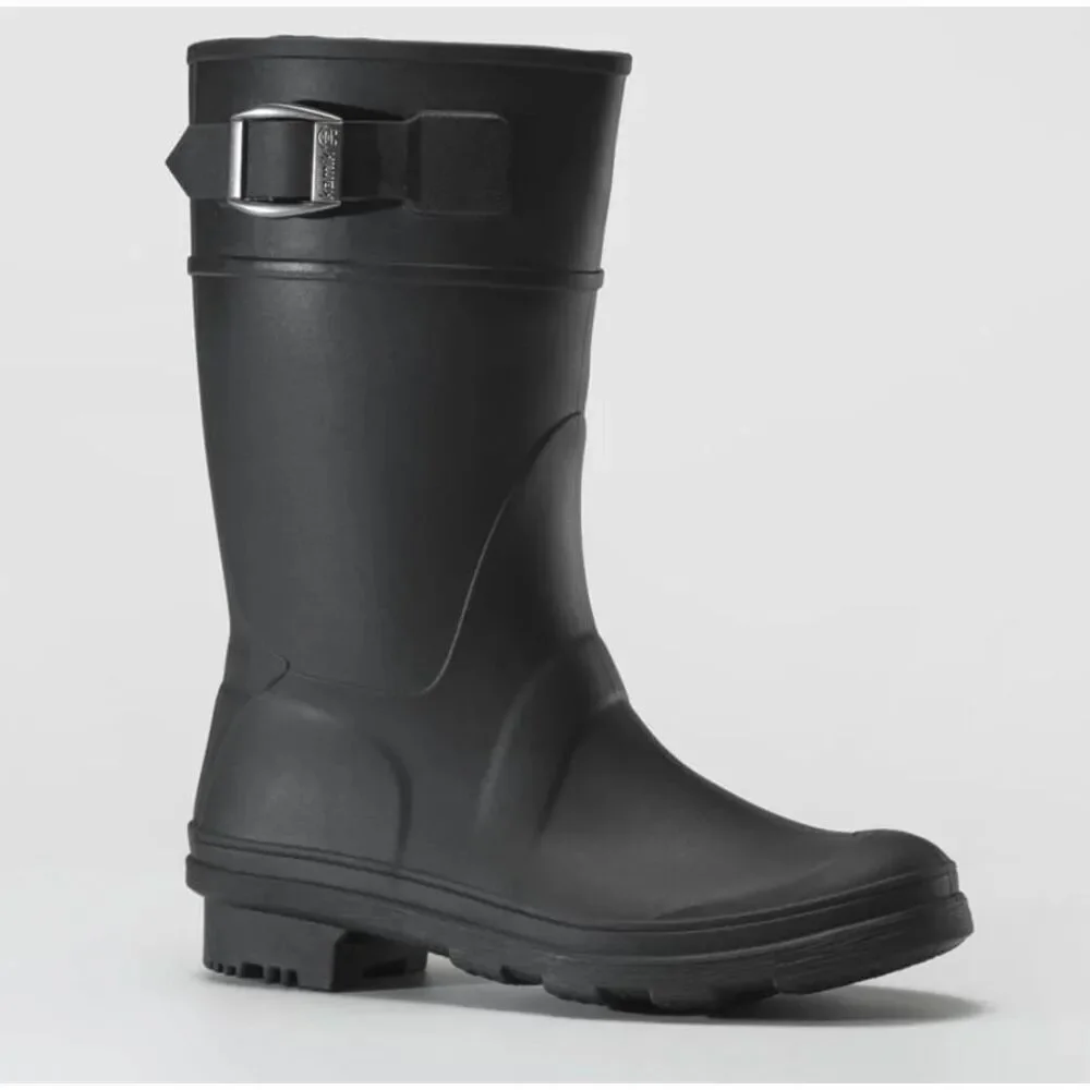 Kamik raindrops boys black rainboot size 13